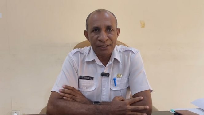 
					Kepala Dinas Perikanan Kabupaten Kepulauan Yapen, Daniel Reba. Foto: Ainun Faathirjal/Kabarpapua.co