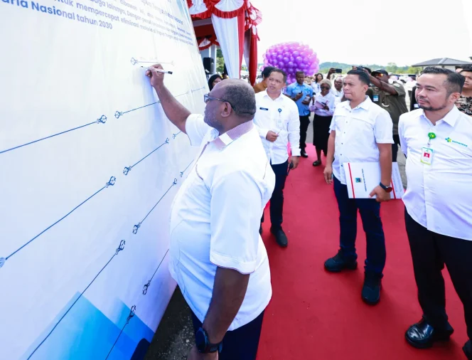 
					Gubernur Papua Tengah deklarasi bebas malaria sebelum 2030. Foto: Humas PPT