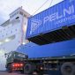 Salah satu kapal milik PELNI saat mengangkut peti kemas logistik. (Dok PELNI)