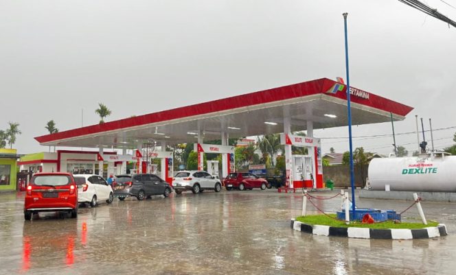 
					Salah satu SPBU. (Foto dok: Pertamina) 