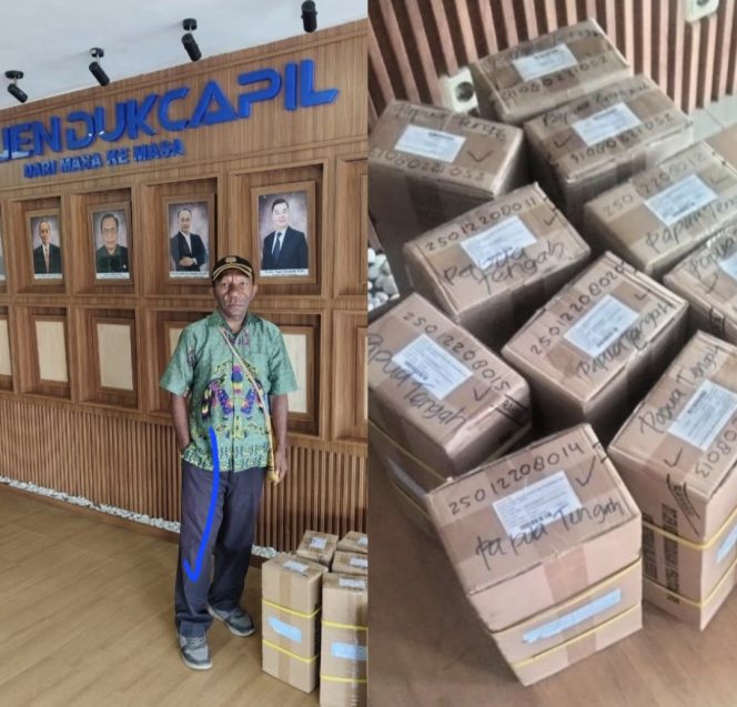 
					Papua Tengah Terima 24 Ribu Keping Blangko KTP-el dari Kemendagri