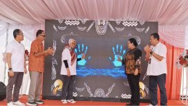 Peluncuran Telkom neuCentrIX di Jayapura.  Foto: Imelda/Kabarpapua.co