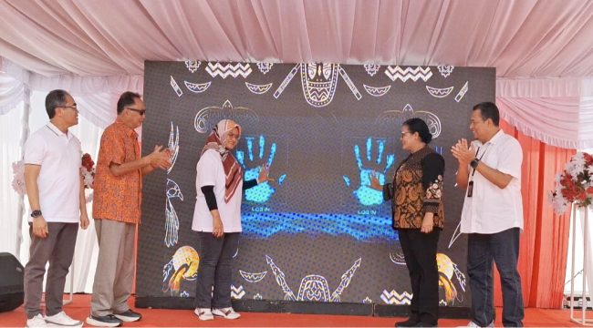 Peluncuran Telkom neuCentrIX di Jayapura.  Foto: Imelda/Kabarpapua.co