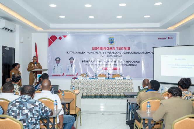 
					Pengusaha OAP di Papua Tengah Dibekali Bimtek Katalog Elektronik