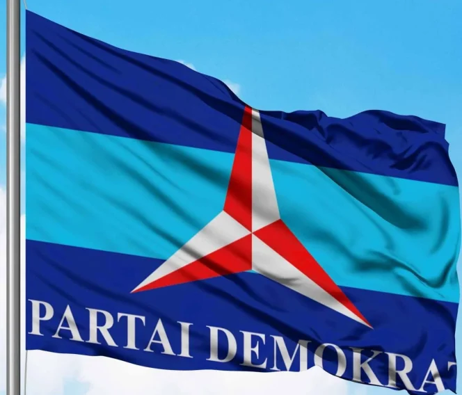 
					Ilustrasi Bendera Partai Demokrat. Foto: Net