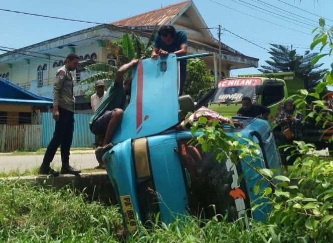 
					Salah satu kecelakaan di Merauke. Foto: Humas Polda Papua.
