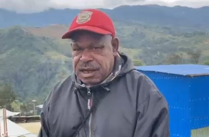 
					Tokoh Adat Masyarakat Kabupaten Lanny Jaya, Matatius Jiginua. Foto: ist