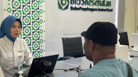 Ilustrasi petugas BPJS Jayapura. Foto: BPJS Kesehatan.