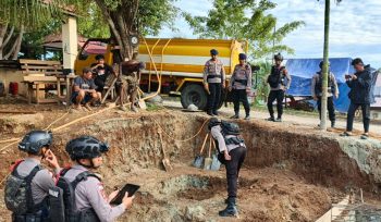 Temuan granat dan amunisi di Dok V Atas Jayapura. Foto: Humas Polresta Jayapura