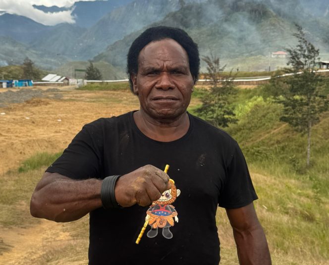 
					Kepala Suku Besar Kabupaten Puncak, Abelom Kogoya. Foto: ist