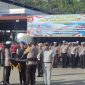 Polda Papua gelar apel operasi keselamatan 2026. Foto: Imelda/Kabarpapua.co