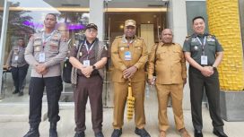 Bupati Jayawijaya, Atenius Murip dan Wakil Bupati Ronny Elopere hadiri Rakornas Pemerintah Pusat dan Daerah Tahun 2026 di SICC, Bogor, Jawa Barat. (Foto: Media Pemda Jayawijaya)