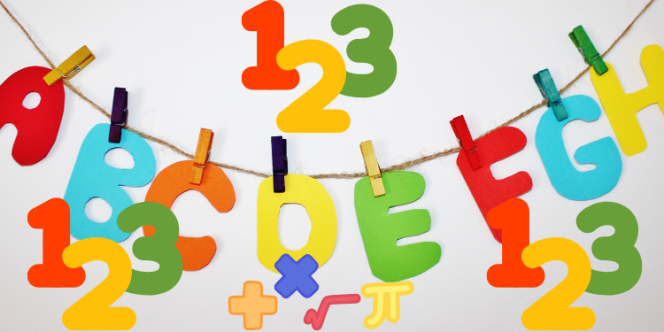 
					Ilustrasi angka dan huruf. Foto: Net