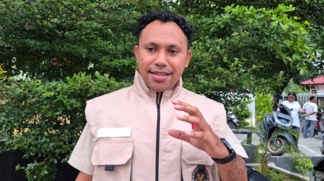 
					Koordinator Wilayah Badan Gizi Nasional Kabupaten Nabire, Marsel Asyerem  Foto: Agies Pranoto/KabarPapua.co