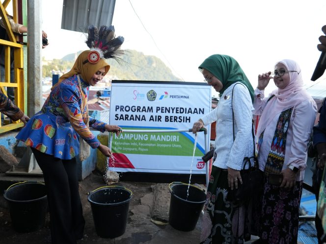 
					Kolaborasi Bersama Penyediaan Air Bersih hingga  ke Perbatasan Papua