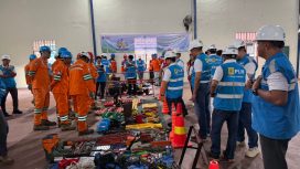 Apel Bulan Keselamatan dan Kesehatan Kerja (K3) Nasional Tahun 2026. Foto: PLN IP UBP Holtekamp