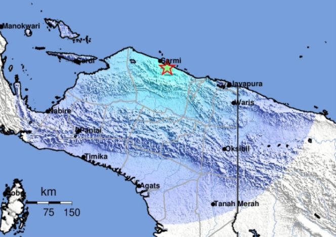 
					Ilustrasi gempa bumi M5,7 yang mengguncang Sarmi. Foto: BMKG