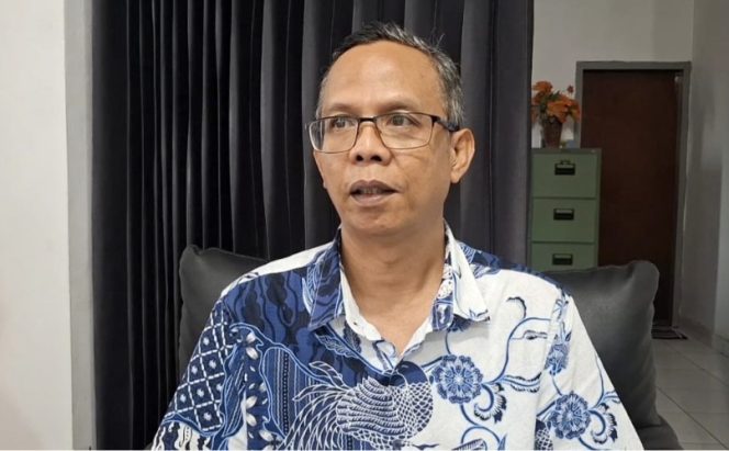 
					Executive General Manager Kantor Pos Jayapura, Yudi Bayu Wardhana. (KabarPapua.co/Imelda) 