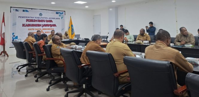 
					Forum Satu Data Indonesia yang digelar oleh Pemerintah Daerah Kabupaten Jayawijaya. Foto : Agris Wistrijaya/KabarPapua.co