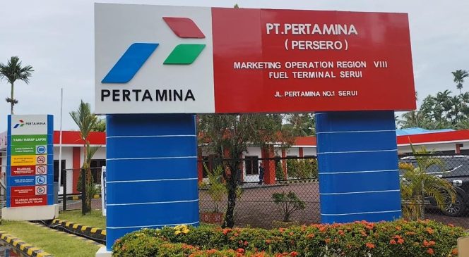 
					Fuel Terminal PT Pertamina (Persero) di Serui .Foto: ist