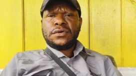 Tokoh masyarakat Bibida, Kabupaten Paniai, Jairus Zonggonau 