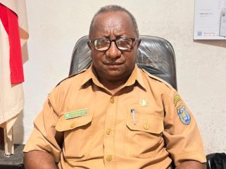 Kepala Dinas Pertanian dan Ketahanan Pangan Kepulauan Yapen, Jefry Max Boy Manderi. (KabarPapua.co/Ainun Faathirjal)