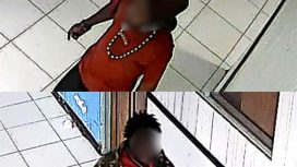 Potongan rekaman CCTV terduga pelaku pembakaran RSUD Paniai. (Foto dok: Polres Paniai)