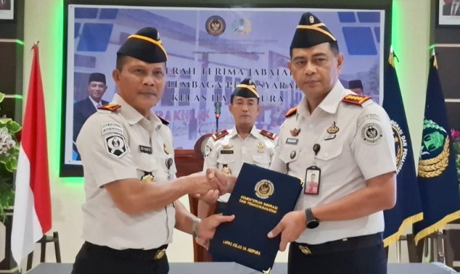 
					Momentum sertijab Kalapas Kelas II A Abepura. (KabarPapua.co/Imelda) 