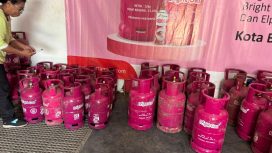 Salah satu distribusi LPG di Biak. Foto: Pertamina Patra Niaga Papua Maluku. 