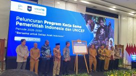 Wakil Gubernur (Wagub) Papua Tengah Deinas Geley memastikan kerja sama pemerintah Indonesia dan UNICEF melalui Country Programme Action Plan (CPAP) 2026–2030 .Foto:ist