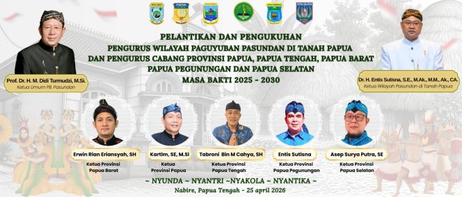 
					Warga Sunda Bersiap, Pelantikan Paguyuban Pasundan se-Tanah Papua Segera Digelar