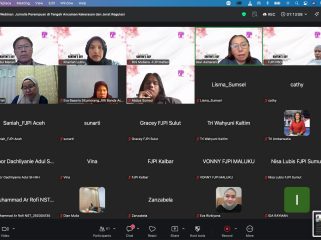 Diskusi FJPI terkait ancaman jurnalis dan pembatasan di ruang digital. Foto: FJPI