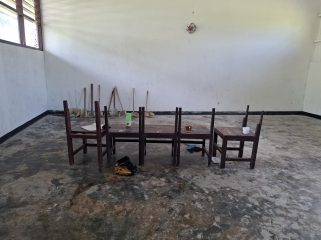 Ruang kelas di SD Negeri Waindu Kepulauan  Yapen. Foto: Ainun Faathirjal/KabarPapua.co