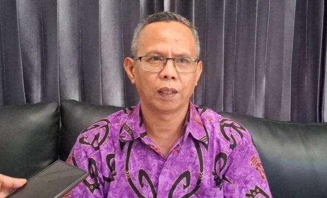 
					Executive General Manager KCU Jayapura, Yudi Bayu Wardhana saat diwawancara wartawan, Jumat, 22 Mei 2026. (KabarPapua.co/IMelda)