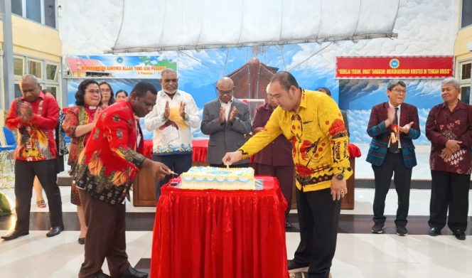 
					Perayaan HUT ke-41 GPI Papua yang digelar di GPI Elim Abepura, Kota Jayapura, Papua, Senin, 25 Mei 2026. (KabarPapua.co/Imelda)