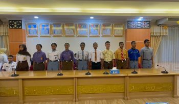 10 orang Paskibra tingkat Kota Jayapura yang dikirim ikut seleksi Paskibra tingkat nasional. Foto:ist