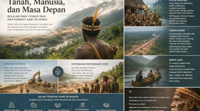 Papua Selatan, Congo, dan pertaruhan masa depan masyarakat adat. (IST)