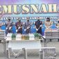 Suasana pemusnahan barang menjadi milik negara (BMMN) hasil penindakan di bidang cukai hingga Mei 2026 senilai Rp127 juta. (IST) 
