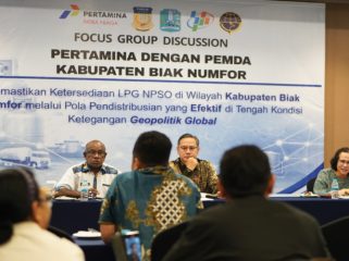 Sinergi strategis lewat FGD bersama Pemkab Biak Numfor dan DPRK Biak Numfor. (Foto dok: Pertamina)
