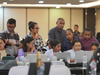 Peserta pelatihan Teknologi AI di Timika. Foto: PTFI