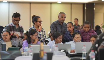 Peserta pelatihan Teknologi AI di Timika. Foto: PTFI