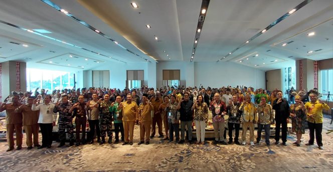 
					Foto bersama WFPD 2026 di Aula Lukas Enembe Kantor Gubernur Papua. Foto: ist