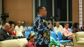 Kabid Humas Polda Papua Kombes Pol. Cahyo Sukarnito hadir dalam Stakeholder Meeting di World Press Freedom Day 2026 yang dipusatkan di Kantor Gubernur Papua Dok II Jayapura. Foto: Humas Polda Papua 