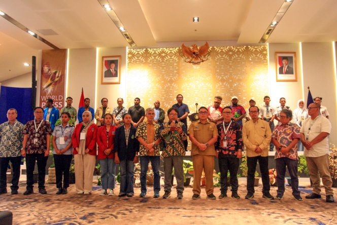 
					Penutupan World Press Freedom Day 2026 yang dipusatkan di Kantor Gubernur Papua. Foto: ist
