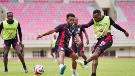 Persipura saat latihan jelang laga playoff promosi Liga 1 melawan Adyaksa FC. Foto: Media Officer Persipura