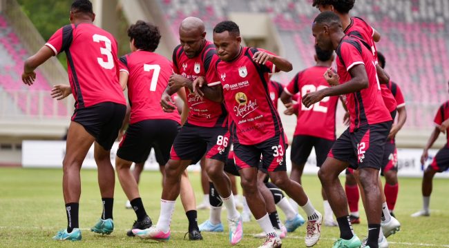 Tim Mutiara Hitam Persipura Jayapura. Foto: Media Offier Persipura