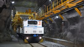 Area tambang bawah tanah Grasberg Block Cave (GBC) PT Freeport Indonesia. Pada 2025, volume penjualan PTFI untuk tembaga sebesar 1,2 miliar pound serta 1,1 juta ounces emas. Foto: PTFI