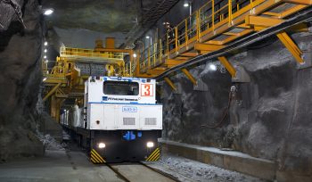 Area tambang bawah tanah Grasberg Block Cave (GBC) PT Freeport Indonesia. Pada 2025, volume penjualan PTFI untuk tembaga sebesar 1,2 miliar pound serta 1,1 juta ounces emas. Foto: PTFI