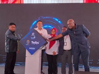 Peresmian PUKPUK Cable, penghubung Papua ke jaringan global. Foto: Imelda/KabarPapua.co