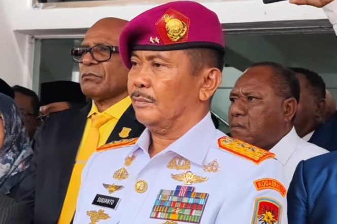 
					Komandan Kodaeral X Jayapura, Mayjen TNI (Mar) Sugianto. Foto: Katharina/KabarPapua.co